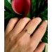 Χρυσό δαχτυλίδι ροζέτα Κ14 με ζιργκόν